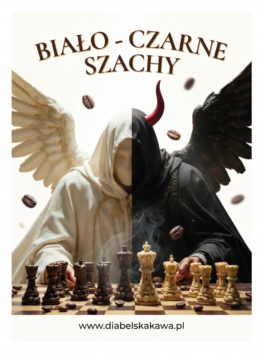 BIAŁO CZARNE SZACHY - obrazek 2